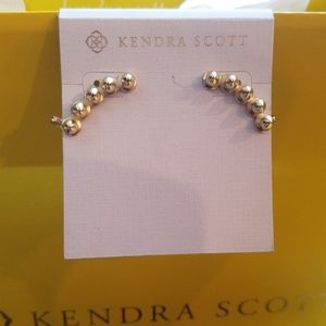 Kendra Scott ☆ Gold Studded ☆ Ear Climbers